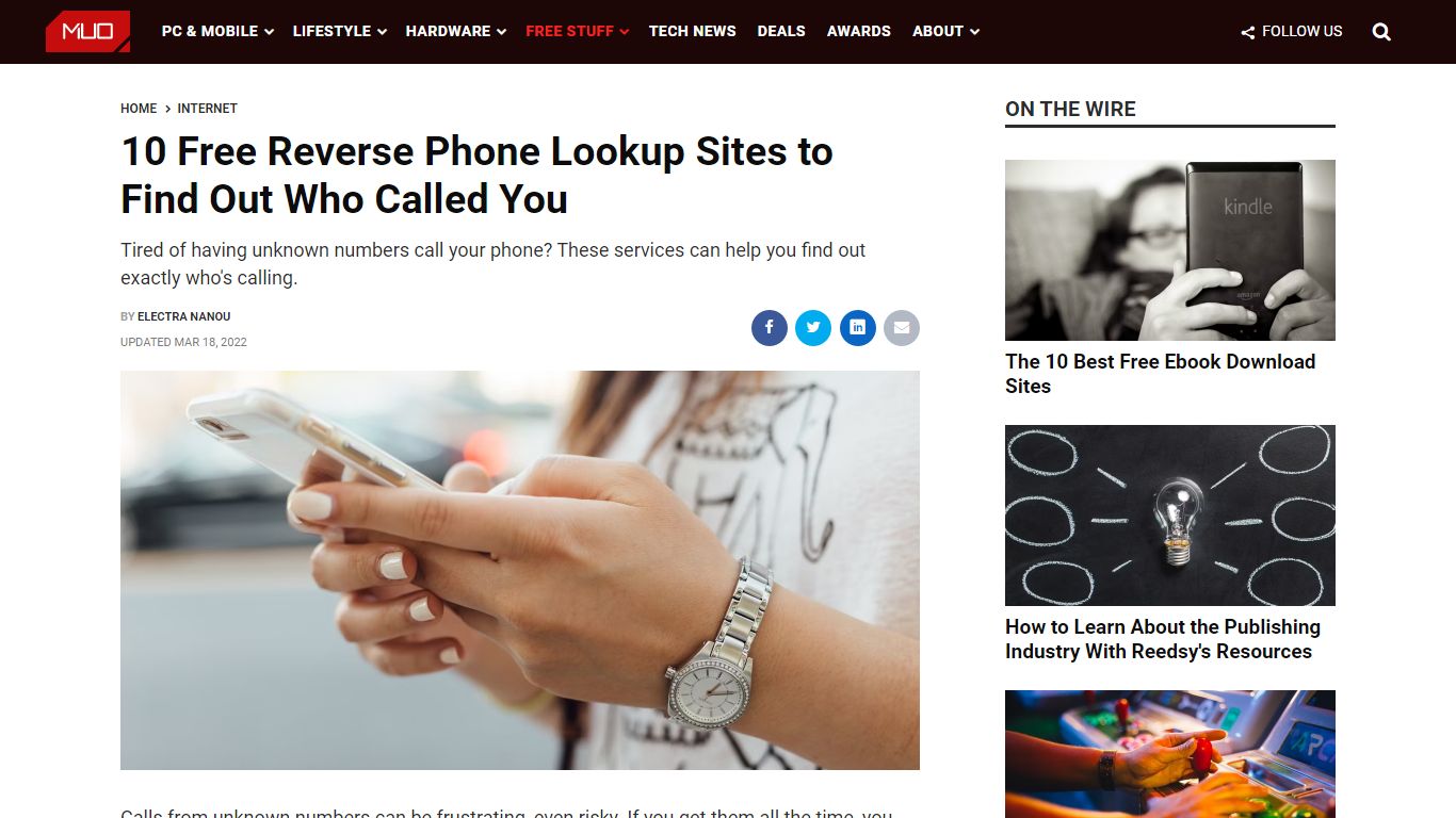 10 Free Reverse Phone Lookup Sites to Find Out Who Called You - MUO